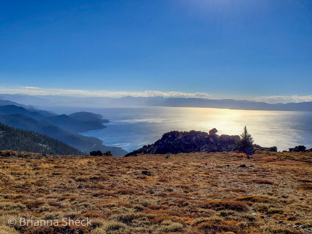 Lake Tahoe from the Tahoe Rim Trail to Herlan Peak