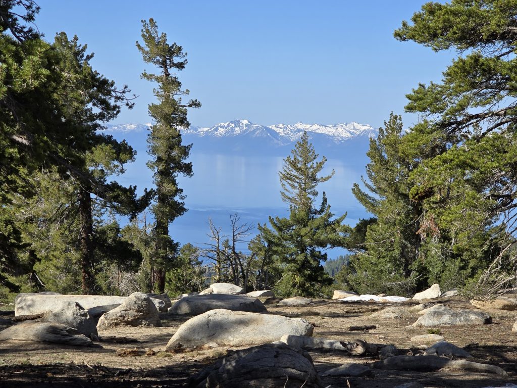 Views of Lake Tahoe from Tahoe Rim Trail
