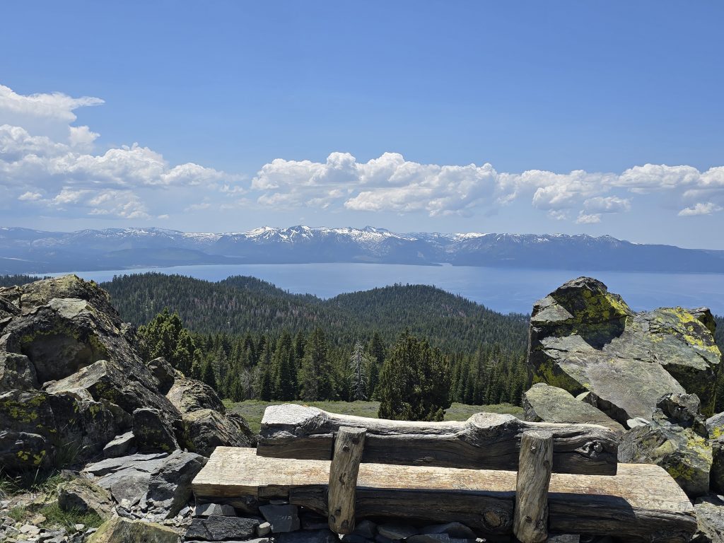 The Bench along the Tahoe Rim Trail