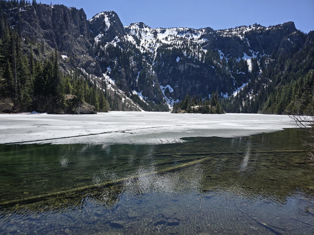 Lake Angeles in Olympic National Park Pacific Northwest