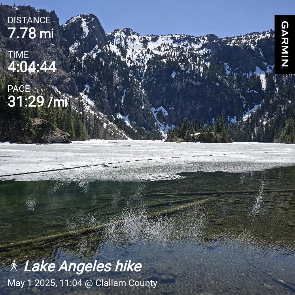 Lake Angeles hike stats