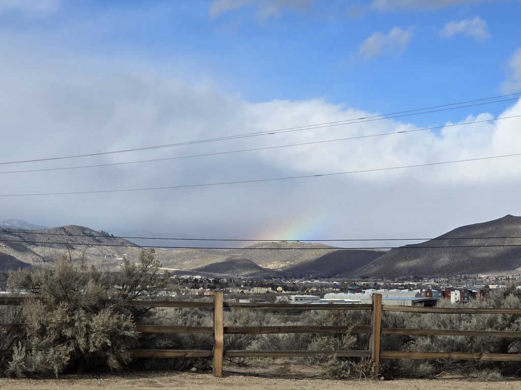 Rainbow over Carson City