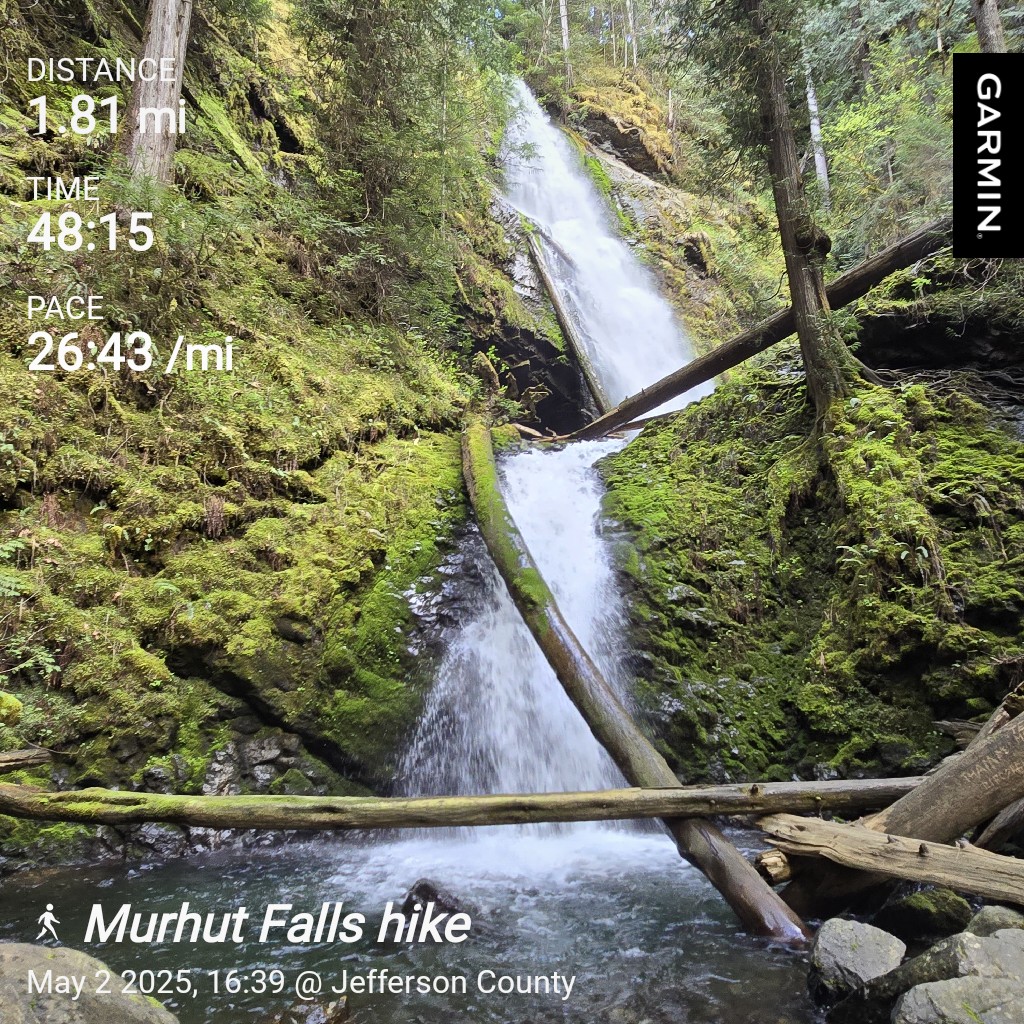 Murhut Falls hike stats