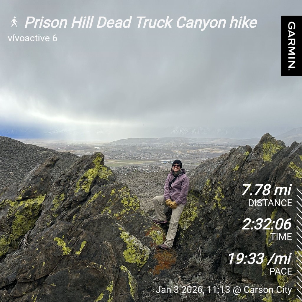 Prison Hill Dead Truck Canyon hike stats