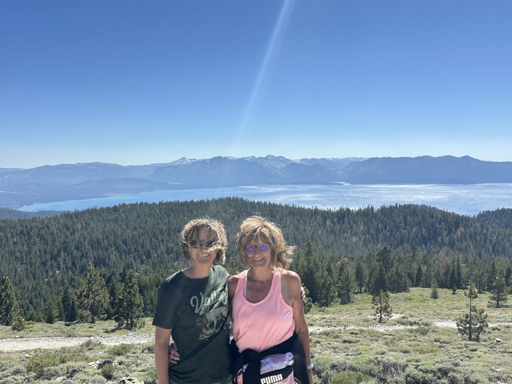 Windy conditions at Genoa Peak