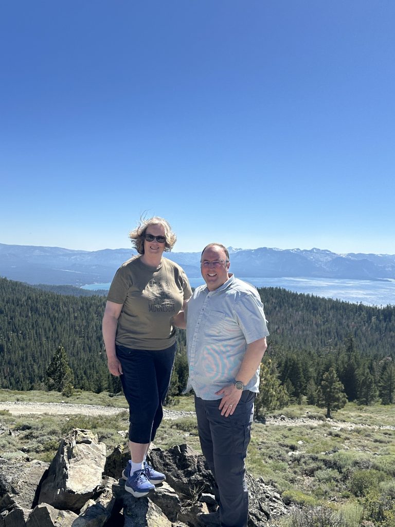 Windy conditions at Genoa Peak