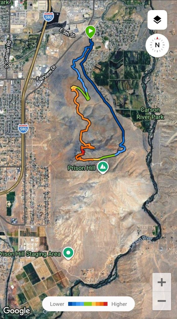 Prison Hill in Carson City