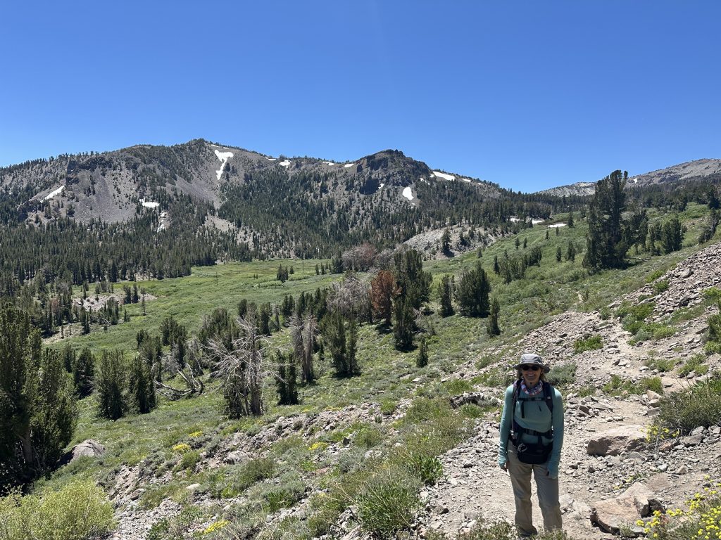 Rocky trail to Mt. Rose Summit