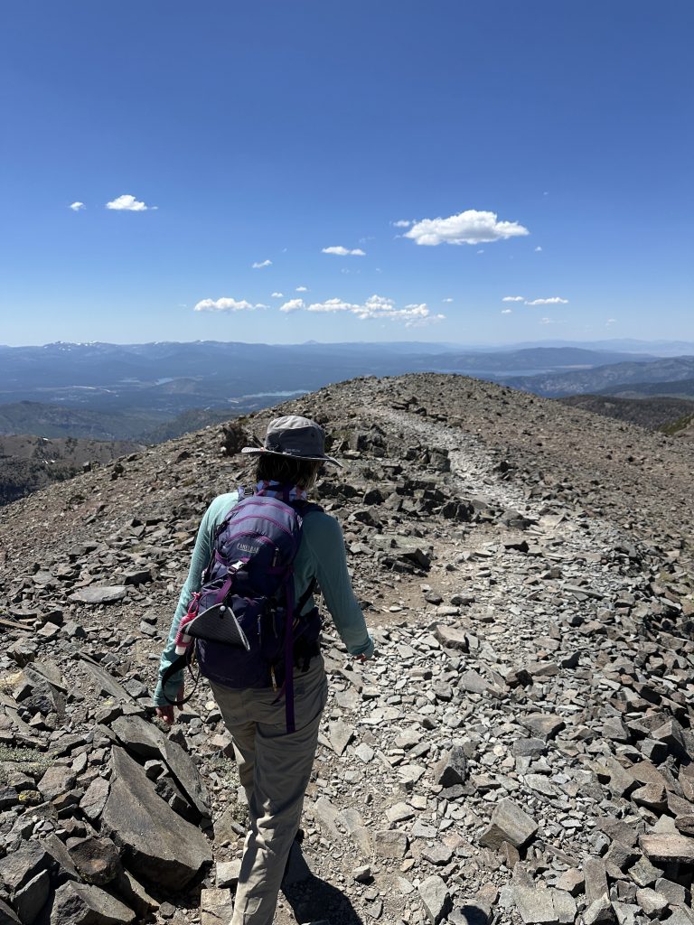 Descending from Mt. Rose Summit