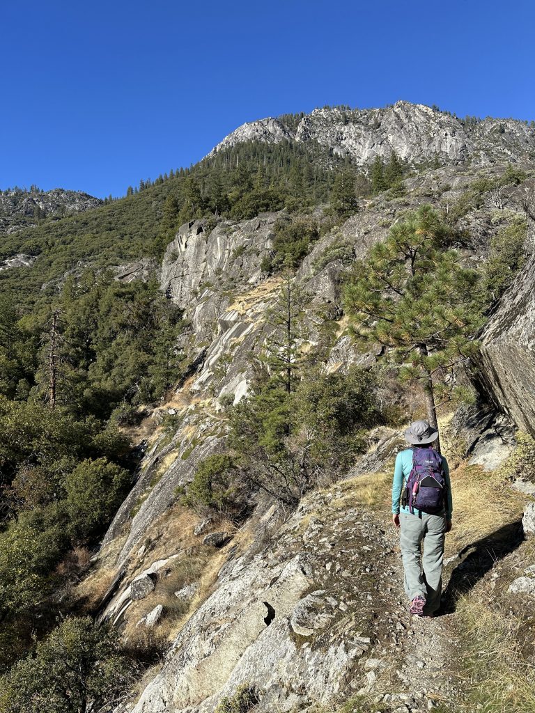 Hiking on Salt Springs Reservoir Trail