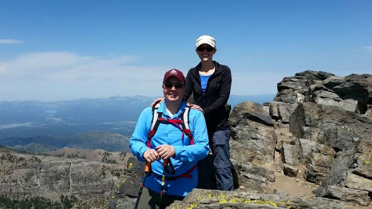 Standing on top of Mt. Rose