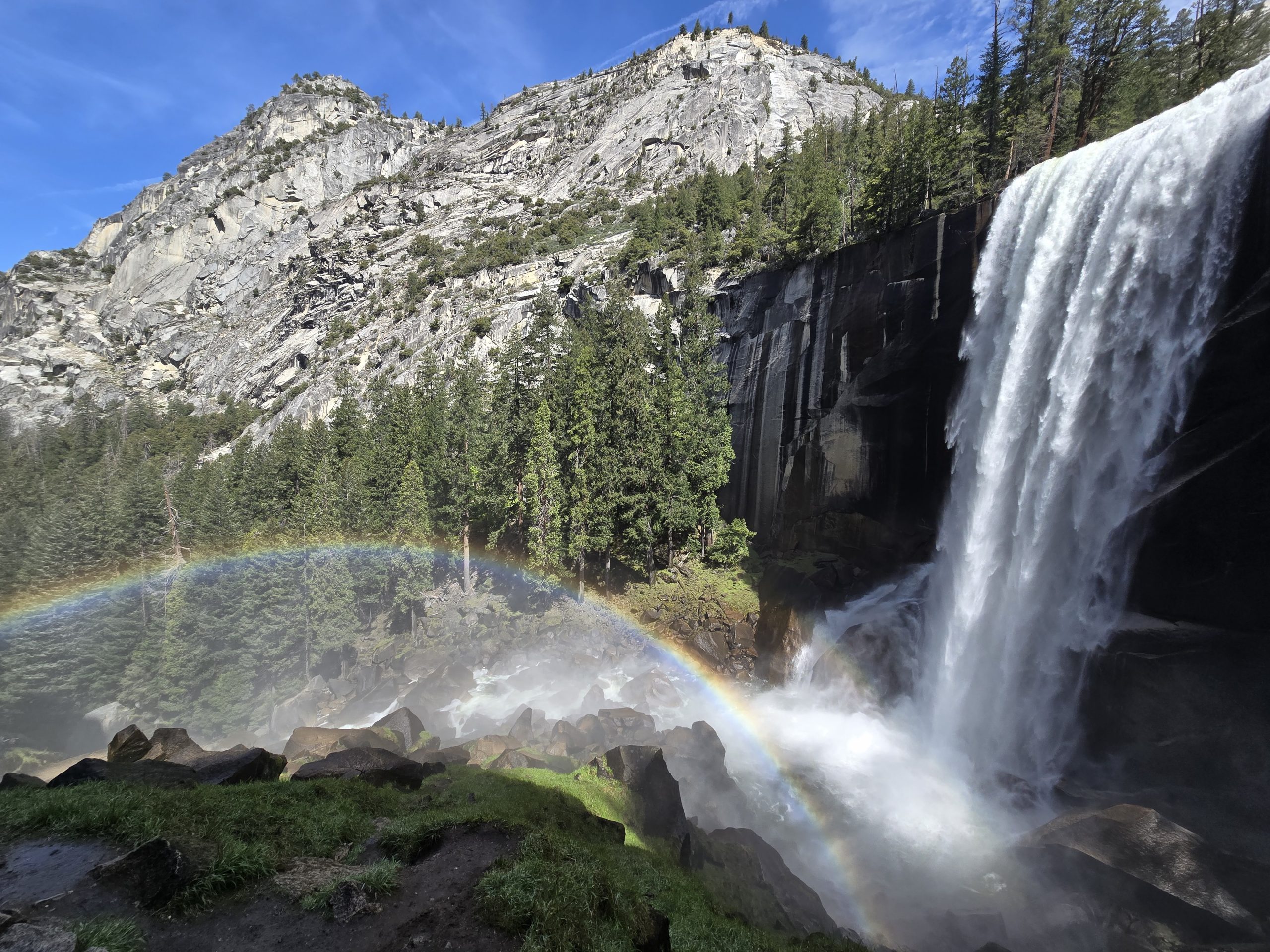 Mist Trail Hike to Vernal and Nevada Falls in Yosemite