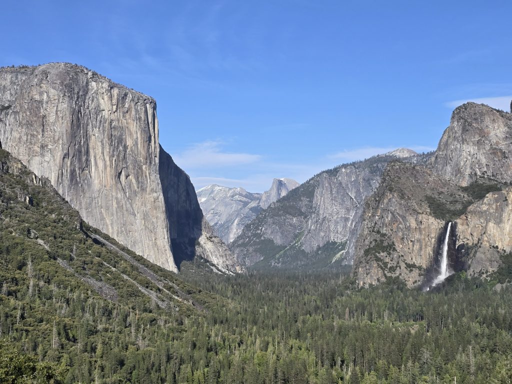 Tunnel View in Yosemite National Park