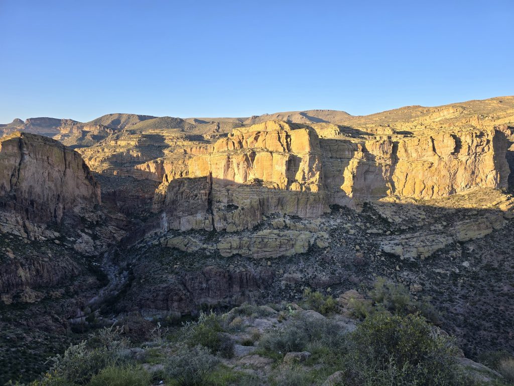 Superstition Mountains around the Apache Trail in Arizona